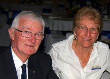 Chris & Bev Holley representing the Australian Railway Monument and Rail Journeys Museum, Werris Creek