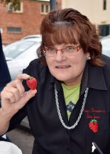 Cecily Tarrant from the Super Strawberry in Glen Innes, didn’t spread herself too thin with her selection of jams and condiments.