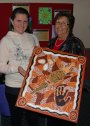 Indigenous Youth Category Winner, Tiffany Lowe and Co-ordinator of Aboriginal Programs with the Officer of Fair Trading, Jill Jessop