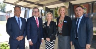 John Black - Managing Director TAFE NSW, Adam Marshall MP - Member for Northern Tablelands, Megan Aitkin - General Manager TAFE Digital, Lyn Rickard - Head of Education TAFE NSW and Deputy Premier John Barilaro - Minister for Skills