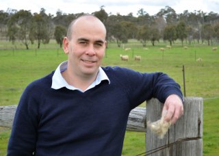 RDA Northern Inland Executive Officer Nathan Axelsson, ready to trial the Wool-Works shearing school.