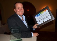 2015 RDANI Innovation of the Year was UNE’s Smart Farm project, received by Professor David Lamb.